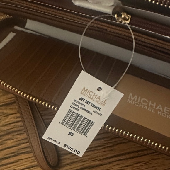 Michael Kors Tan Leather Wristlet - Picture 5 of 5